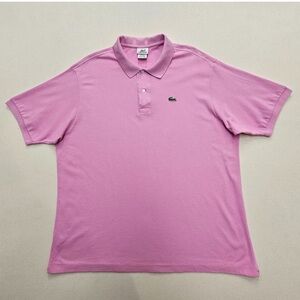Lacoste Men's Polo Shirt in Soft Pink